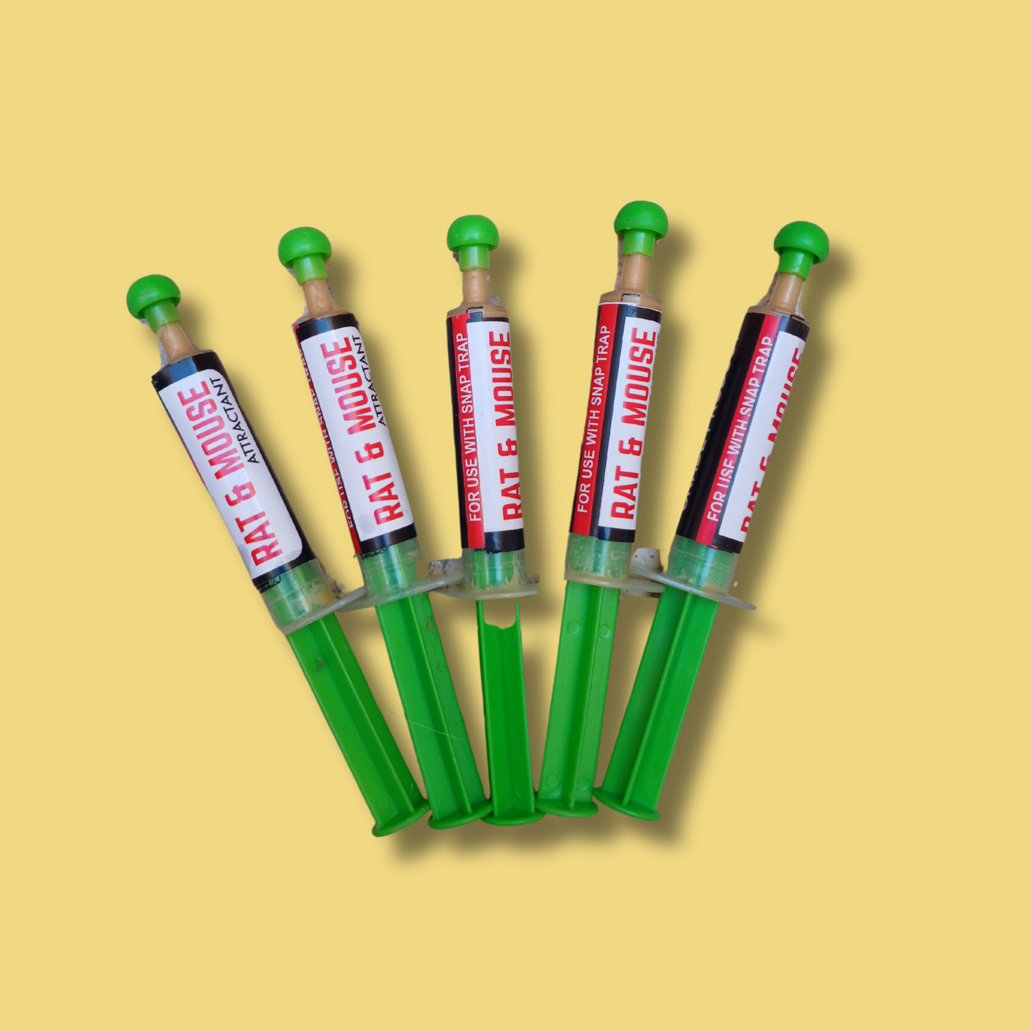 مجموعة 5 سرنجات من جاذب الفئران الاحترافي
