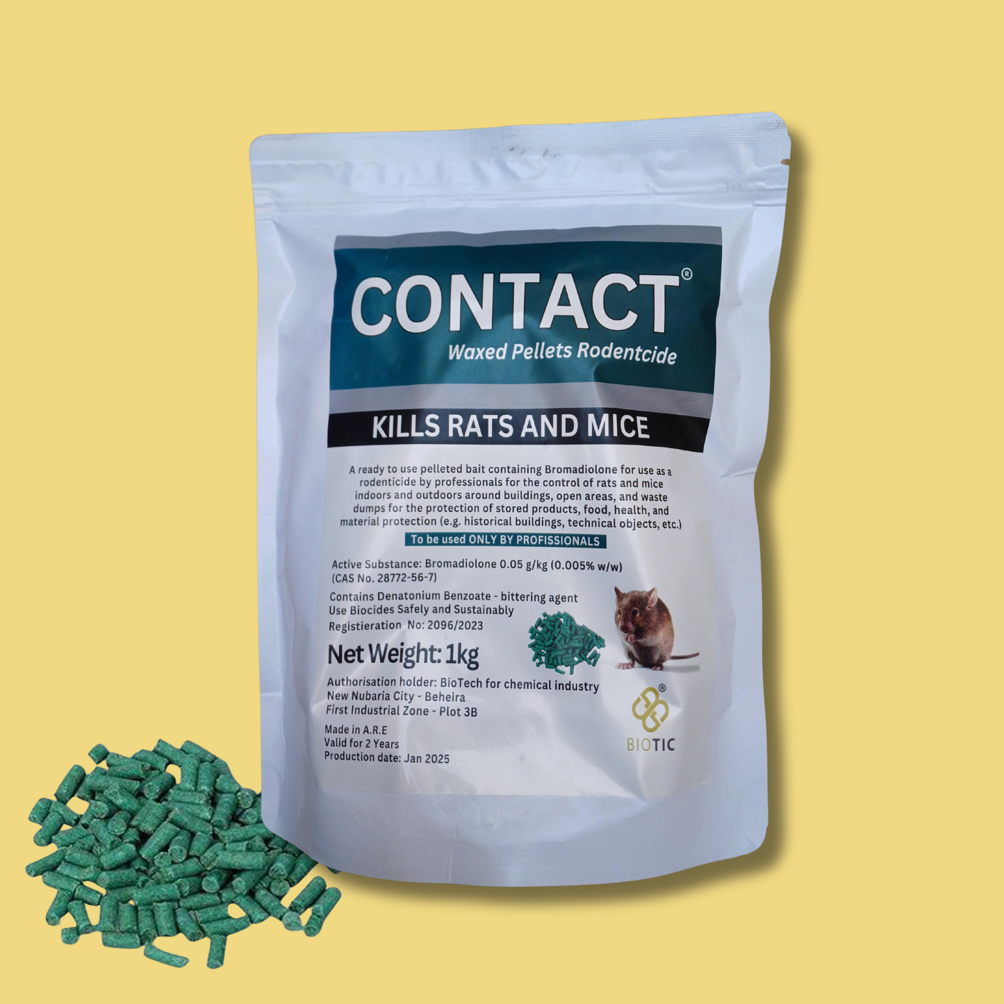 كونتاكت بيليتس شمع طعم فئران