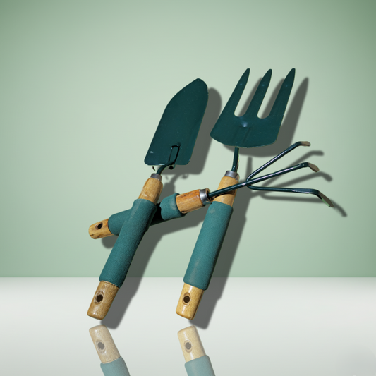 طقم ادوات حديقة معدني بحجم وسط