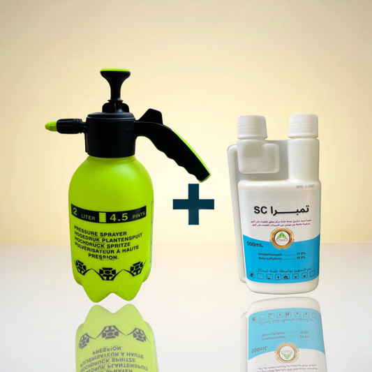 تمبرا نص لتر بدون رائحة للبق ورشاشة 2 لتر