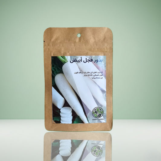 كيس بذور فجل أبيض